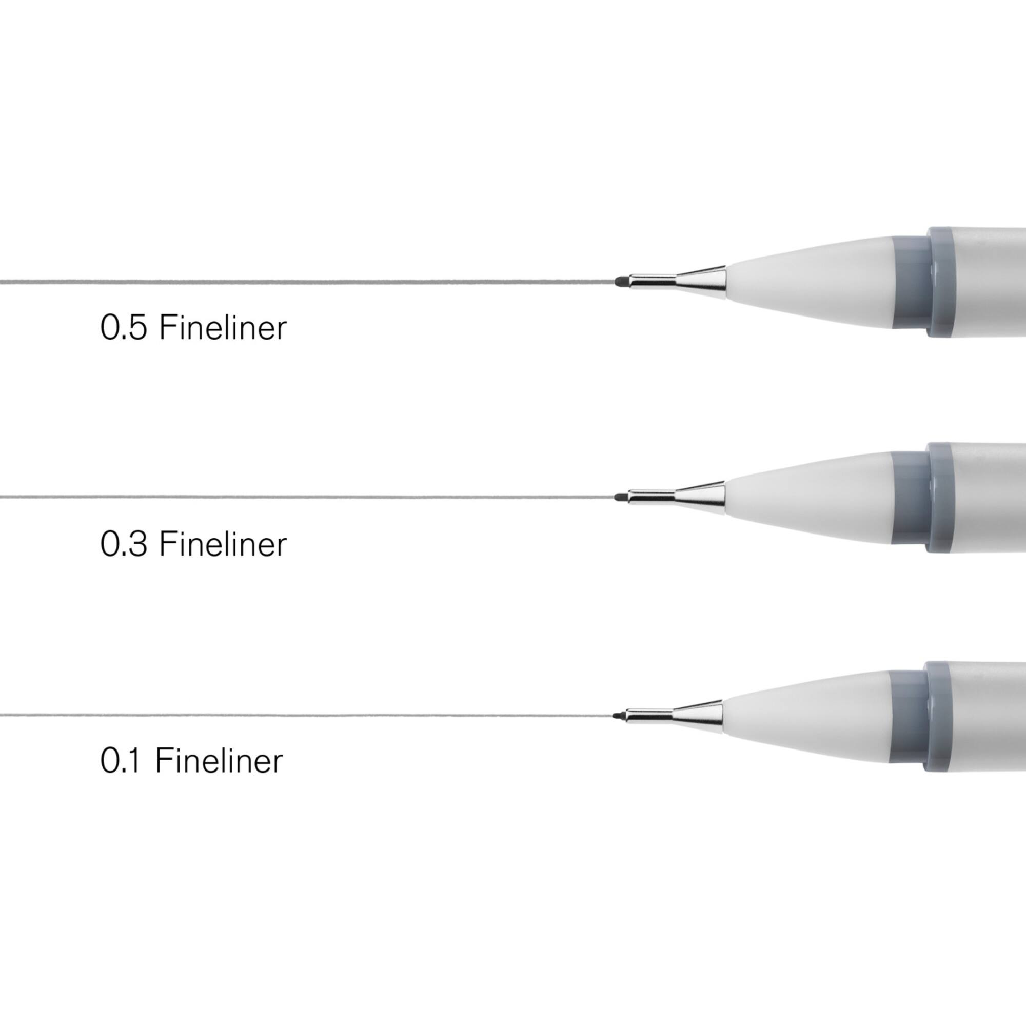 Winsor & Newton® 3 Cool Grey Fineliner Set